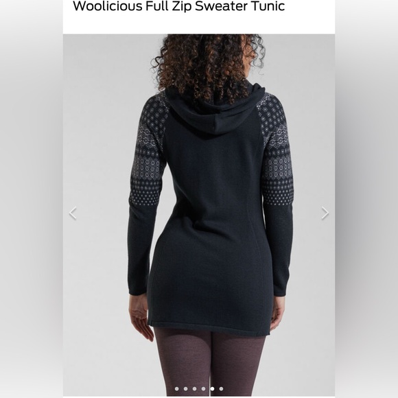 Title Nine Woolicious Full Zip Sweater Tunic (Hoodie) - Picture 2 of 4